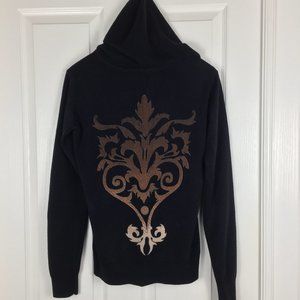 Full Zip Medium Graphic Sweater Hoodie